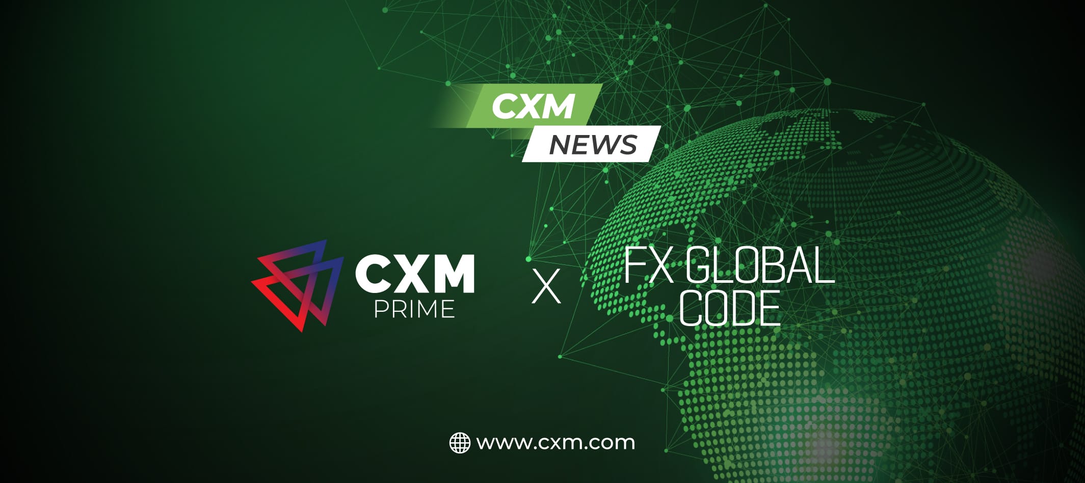 CXM Prime berkomitmen pada Kode Mata Uang Global.