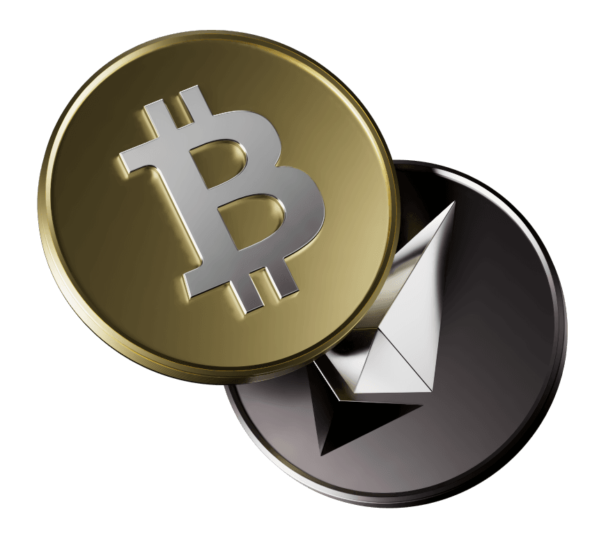 Ilustración de trading de criptomonedas