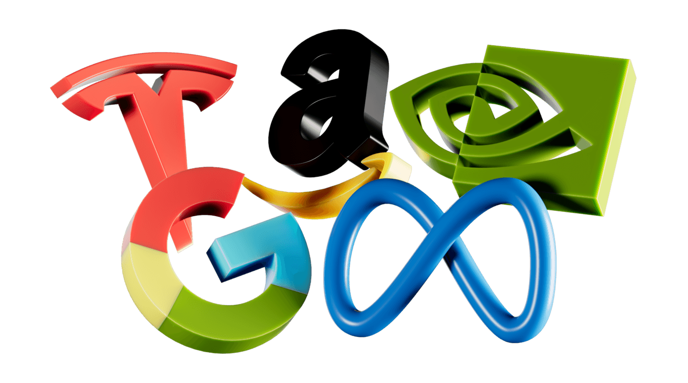 Giao dịch Cổ phiếu — hình minh họa logo công ty 3D